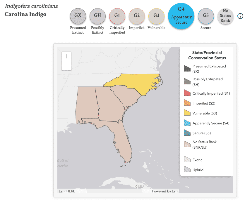 State Level Conservation Status - NatureServe