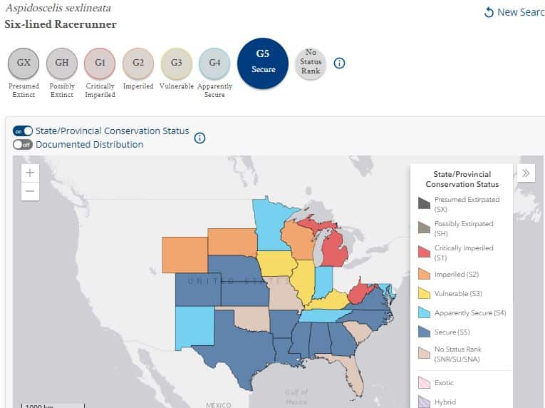 State Level Conservation Status - NatureServe